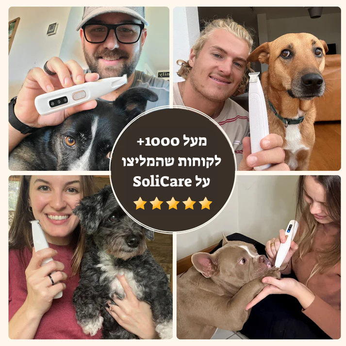 מכונת תספורת שקטה לחיות מחמד מבית סוליביה – ™SoliCare